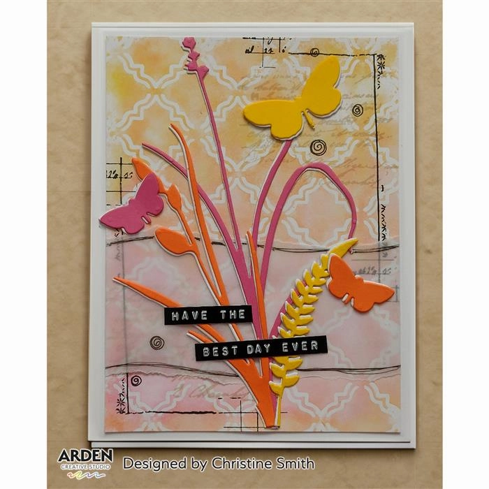Arden Creative Studio Maker Series Letter Box Remnants 01 4 In X 6 In Stamp Set boxed kit