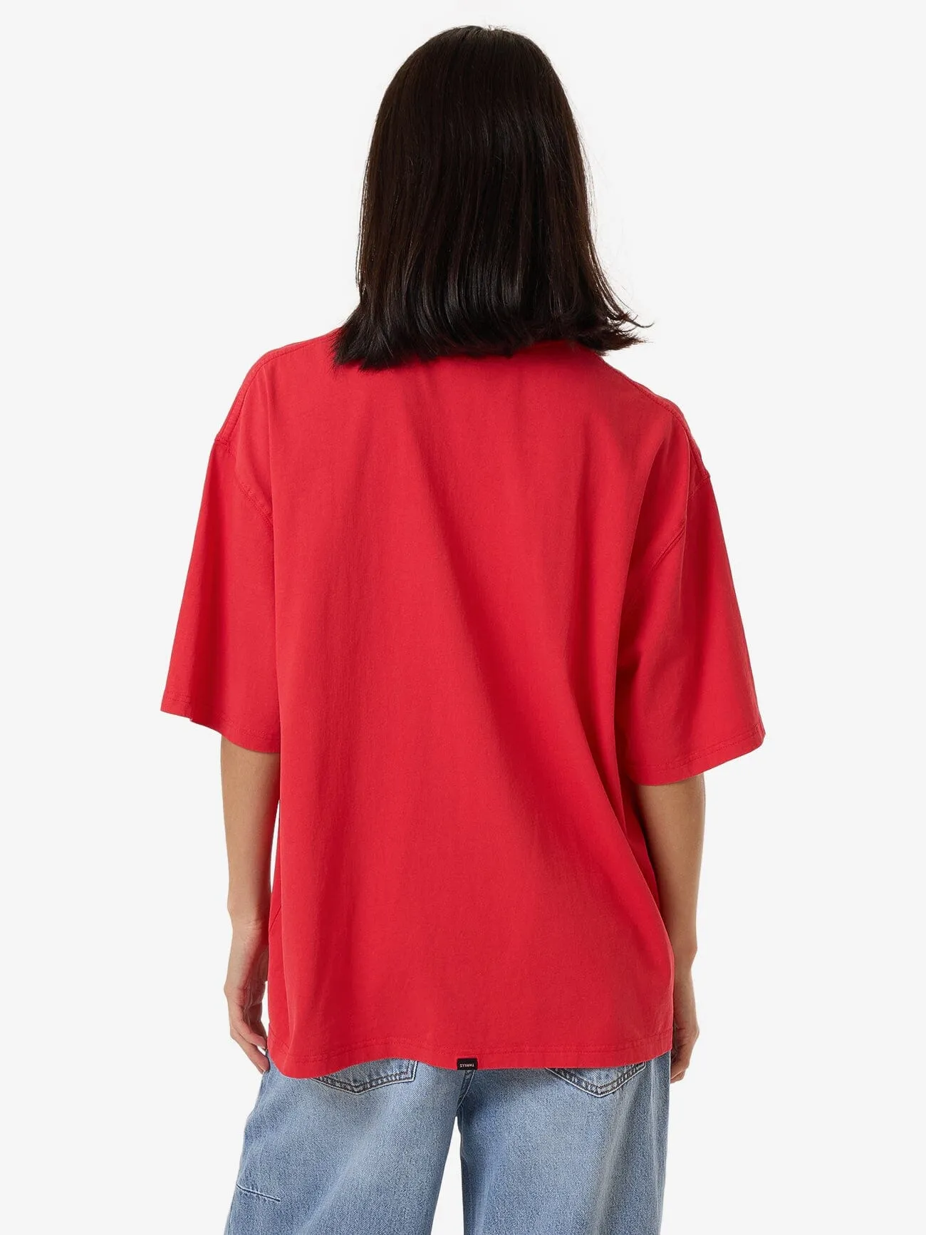 Arena Oversized T-Shirt - Flammenrot
