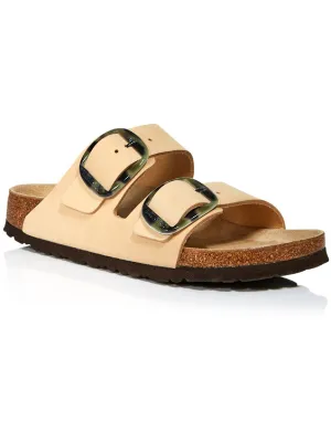 Arizona Damen Schlupf-Sandalen mit großer Schnalle aus Nubukleder