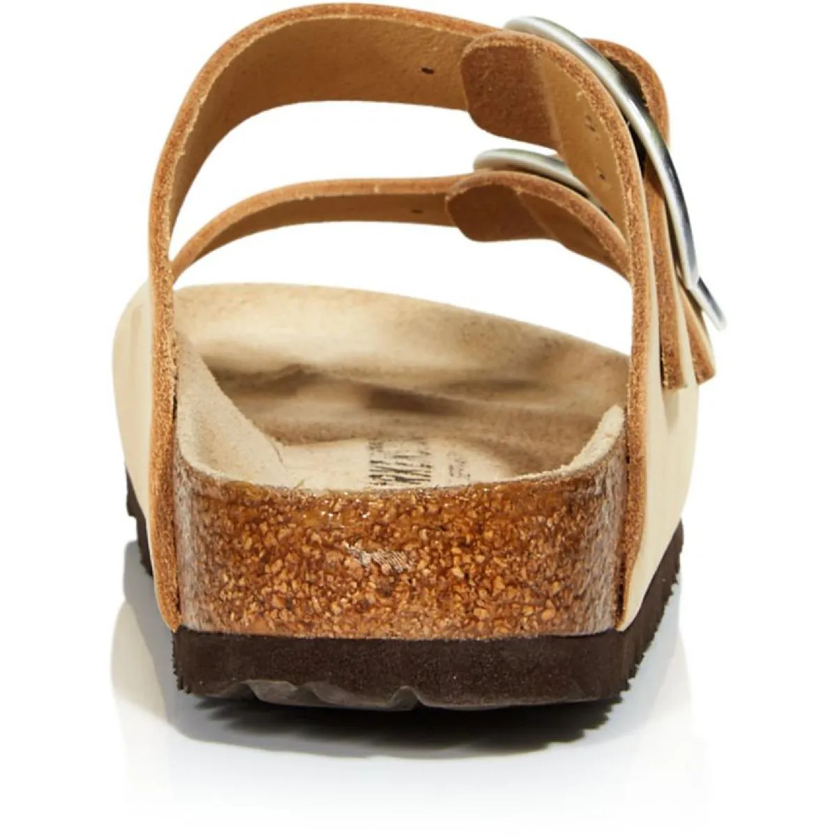 Arizona Damen Schlupf-Sandalen mit großer Schnalle aus Nubukleder