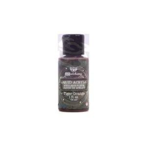 classic retro Art Alchemy - Liquid Acrylic Paint - Tiger Orange