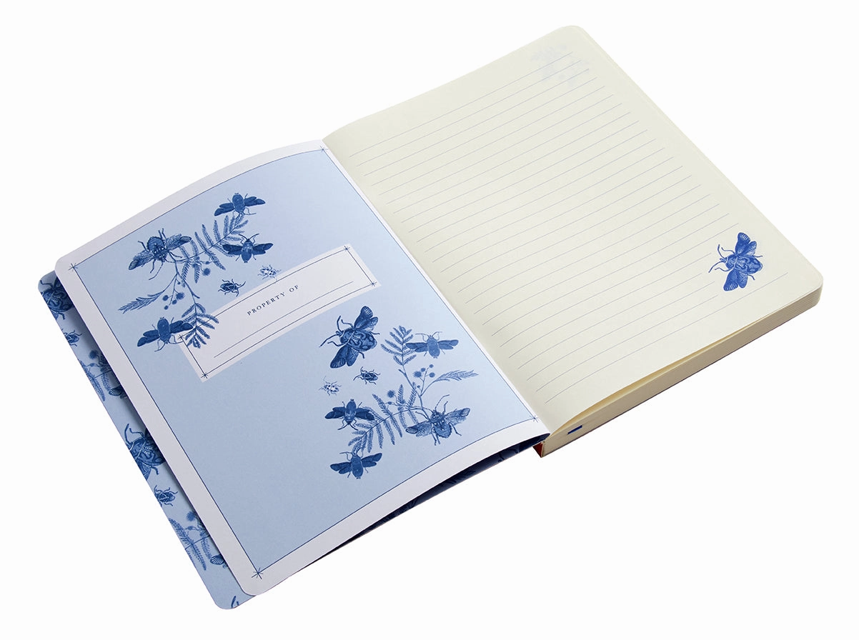 quality Art Of Nature: Flight Of Beetles Notebook With Elastic Band