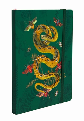 warm Art Of Nature: Garden Gathering Notebook With Elastic Band