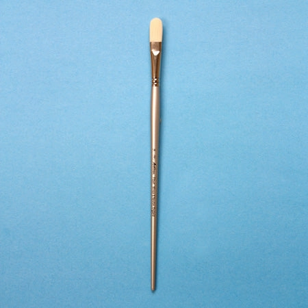 Artisan Water-Mixable Oil Colour Brush - Filbert colorful