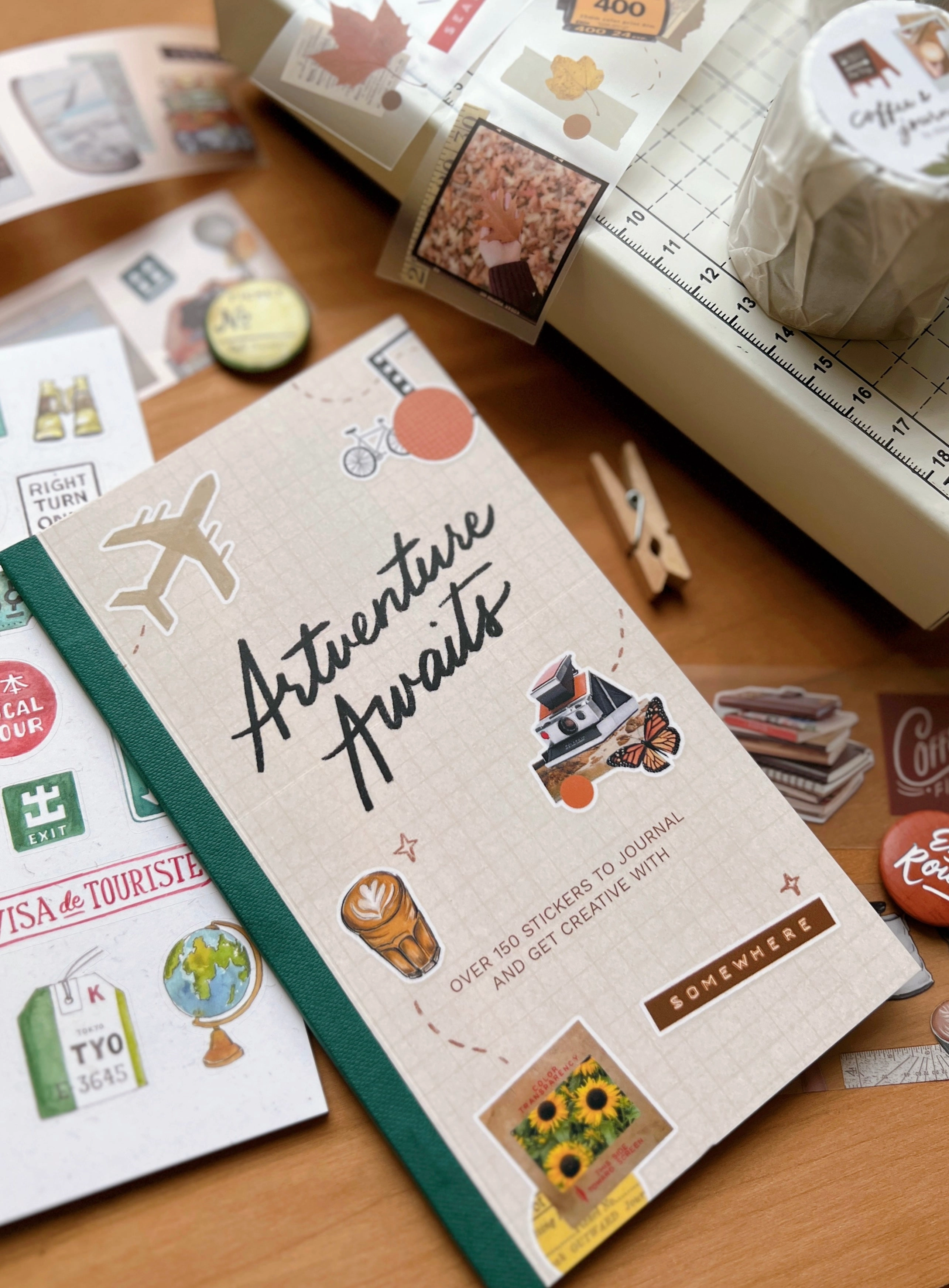 Artventure Awaits Sticker Book organic