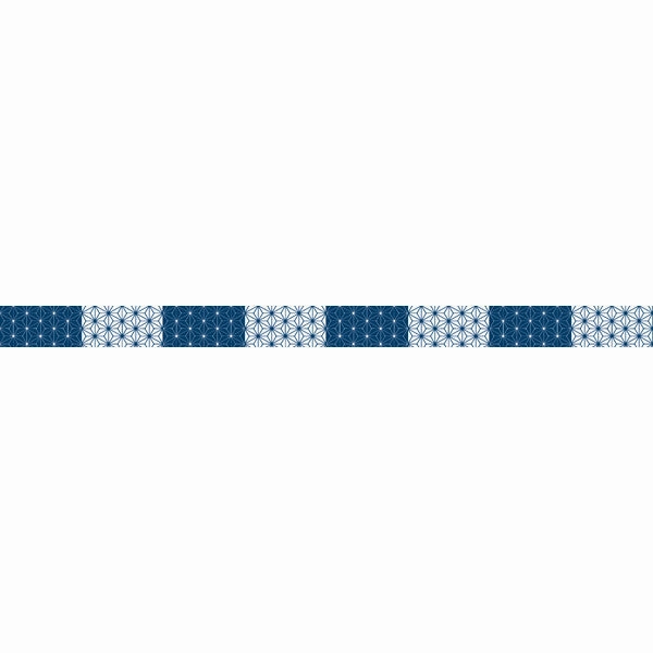 plastic manual Asanoha Washi Tape Mast Hemp Leaves