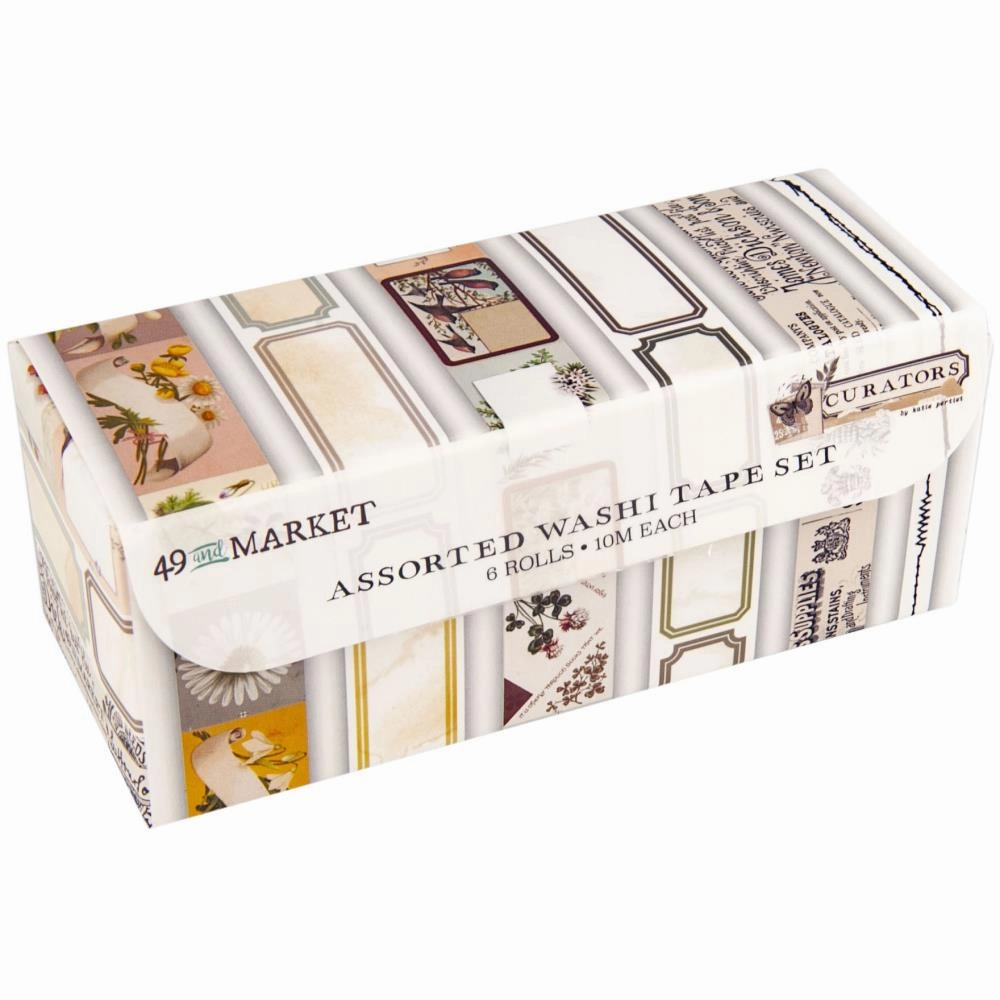 retractable Assortment 49 And Market Curators Washi Tape Set 6/Rolls