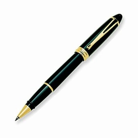 Aurora Ipsilon Deluxe Black/Gold Rollerball Pen elegant