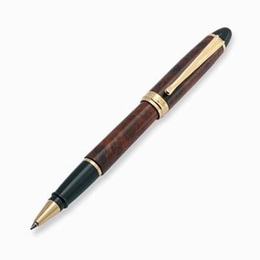 sleek Aurora Ipsilon Lacquer Turtle Rollerball Pen