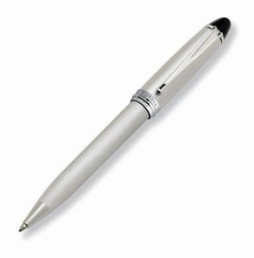 heatproof lasting Aurora Ipsilon Metal Chrome Satin Ballpoint Pen
