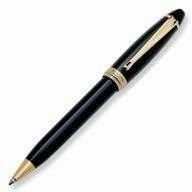 exclusive Aurora Ipsilon Resin Black Ballpoint Pen