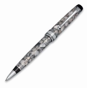 bamboo kit Aurora Optima Auroloide Silver Perla Ballpoint Pen