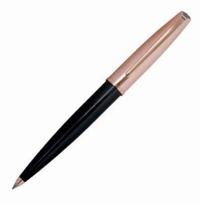 Aurora Style Rose Gold Cap Black Matte Ballpoint Pen set