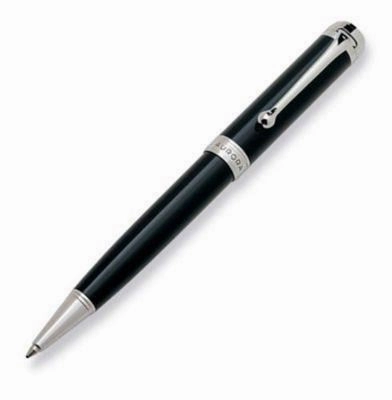 economical popular Aurora Talentum Classic Black Chrome Ballpoint Pen