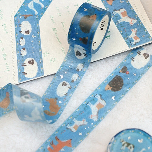 Embroidered Ribbon Ranch Tales Washi Tape rubber sealed