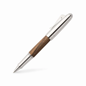 Graf Von Faber-Castell Magnum Walnut Rollerball Pen round