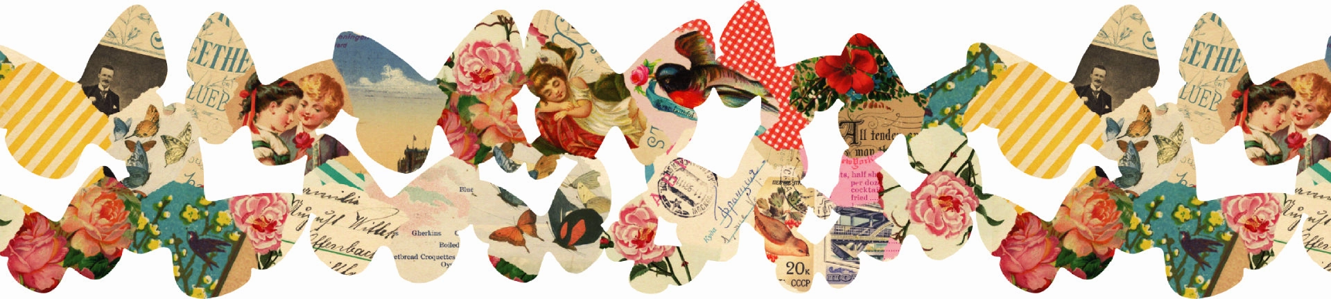 modern tiny Mt Fab Washi Tape - Retro Paper Butterfly