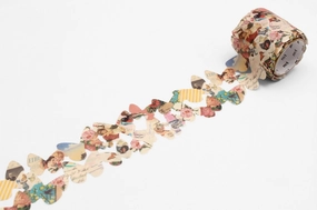 round Mt Fab Washi Tape - Retro Paper Butterfly