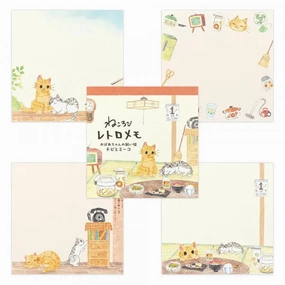 Nekorobi Chibi And Miiko Memo Pad narrow fiber