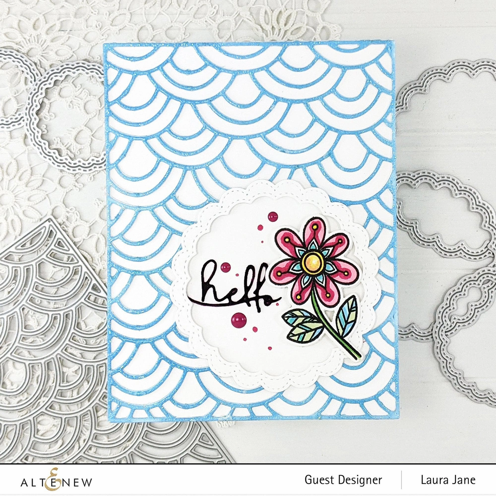 Scallops Cover Die metallic