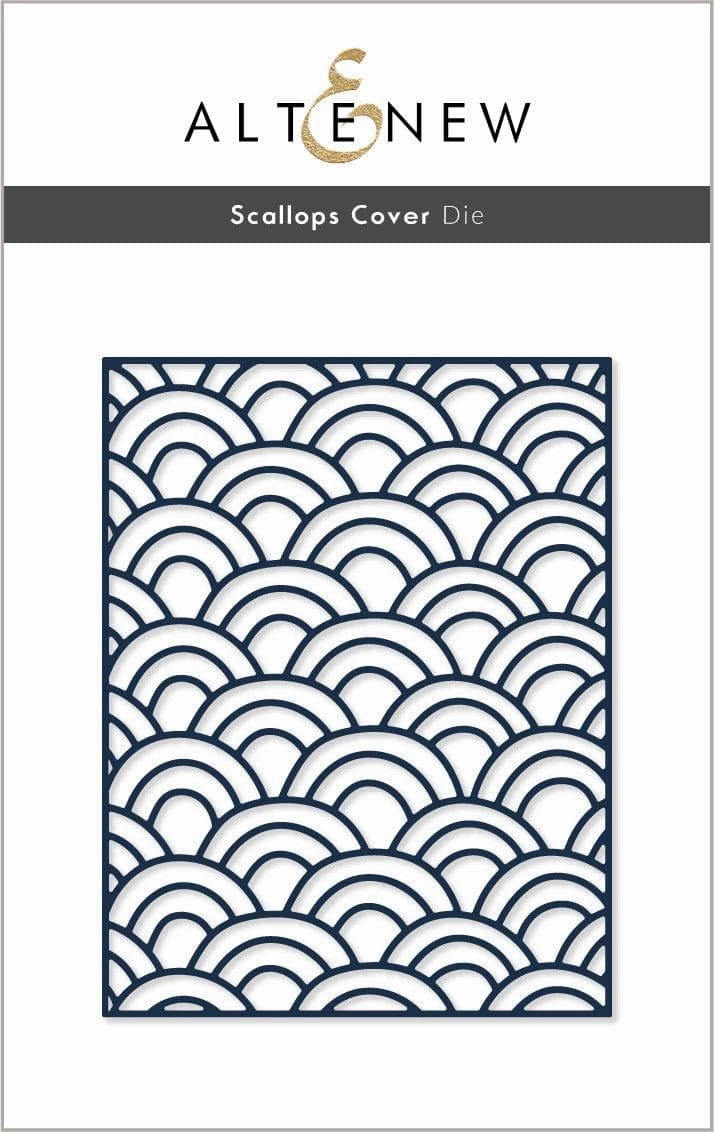 Scallops Cover Die minimalist vintage