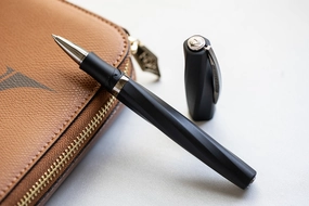 bestselling ergonomic Visconti Divina Black Matte Rollerball Pen