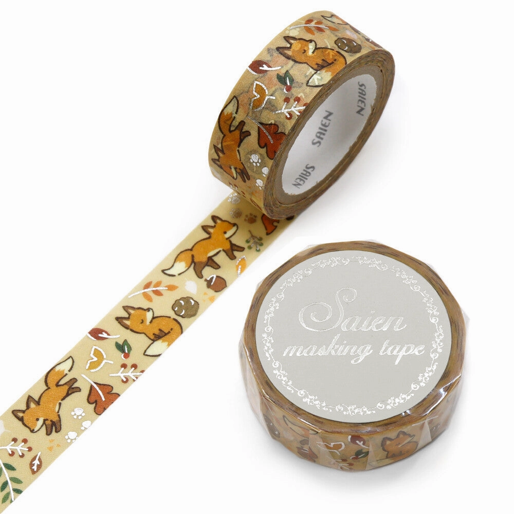 pack gift Autumn Fox Washi Tape