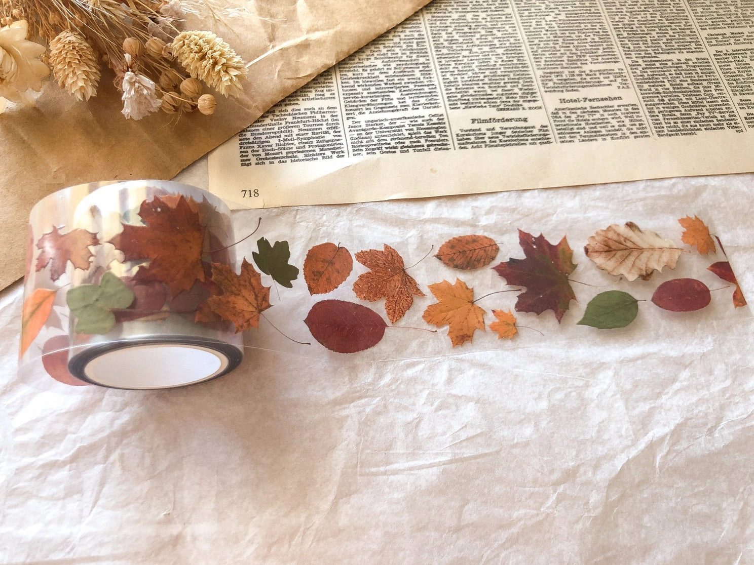 Autumn Leaves Pet Tape wrapped