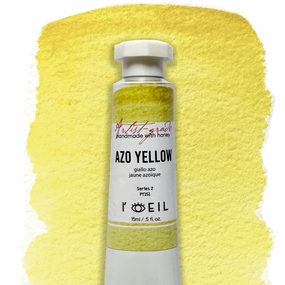 Azo Yellow Py151 - Artist Grade Handmade Honey Based Watercolor Tube 15Ml elegant