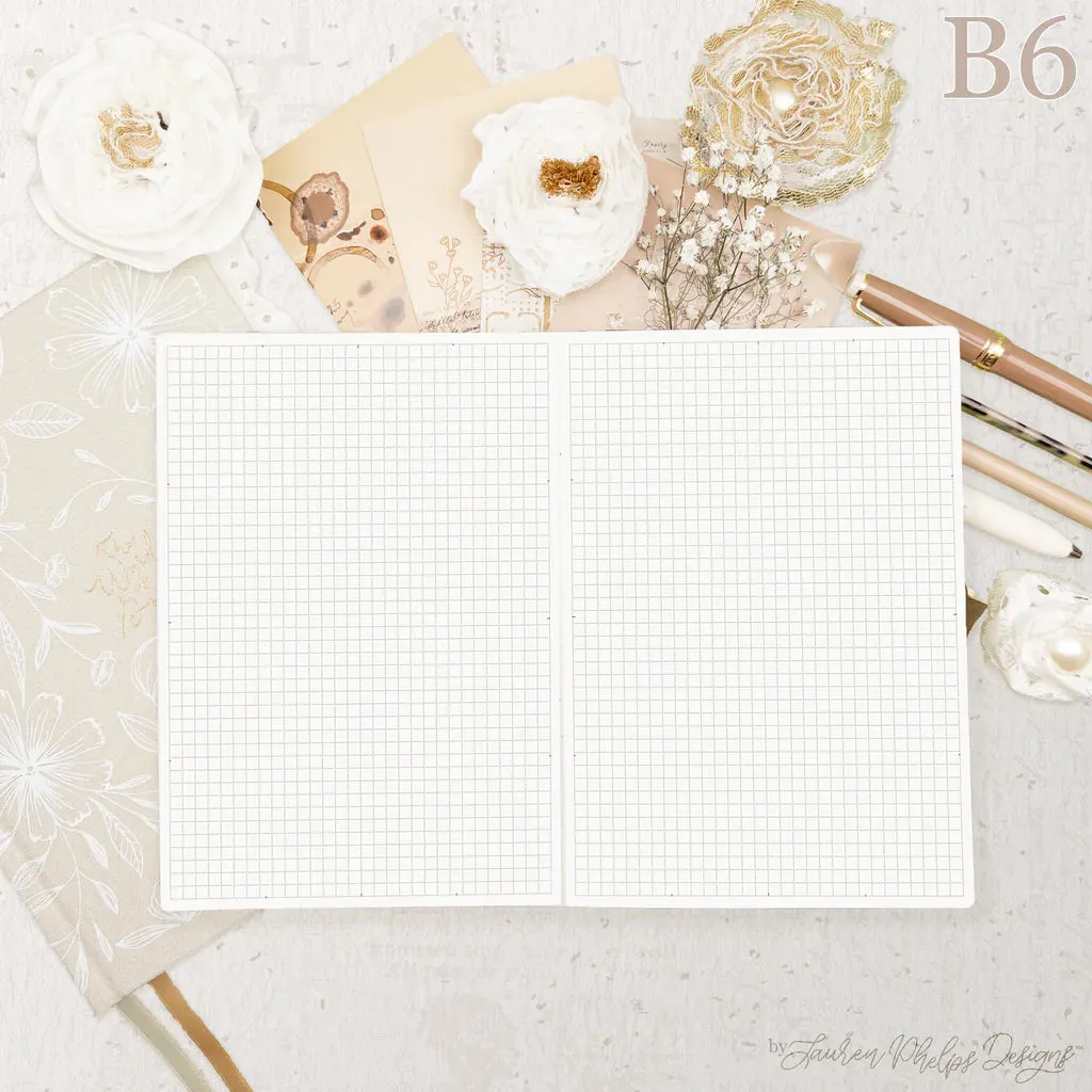 B6 Live | Plan | Dream? Notebook By Lauren Phelps Designs glossy paper