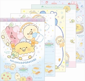 automatic exclusive Baby Chickip Dancers A6 Notepad A