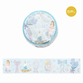 bronze automatic Ballerina Blue Washi Tape