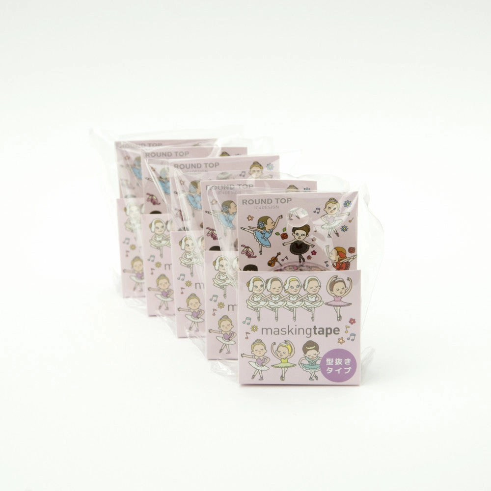 Ballerina Washi Tape Tips Round Top exclusive