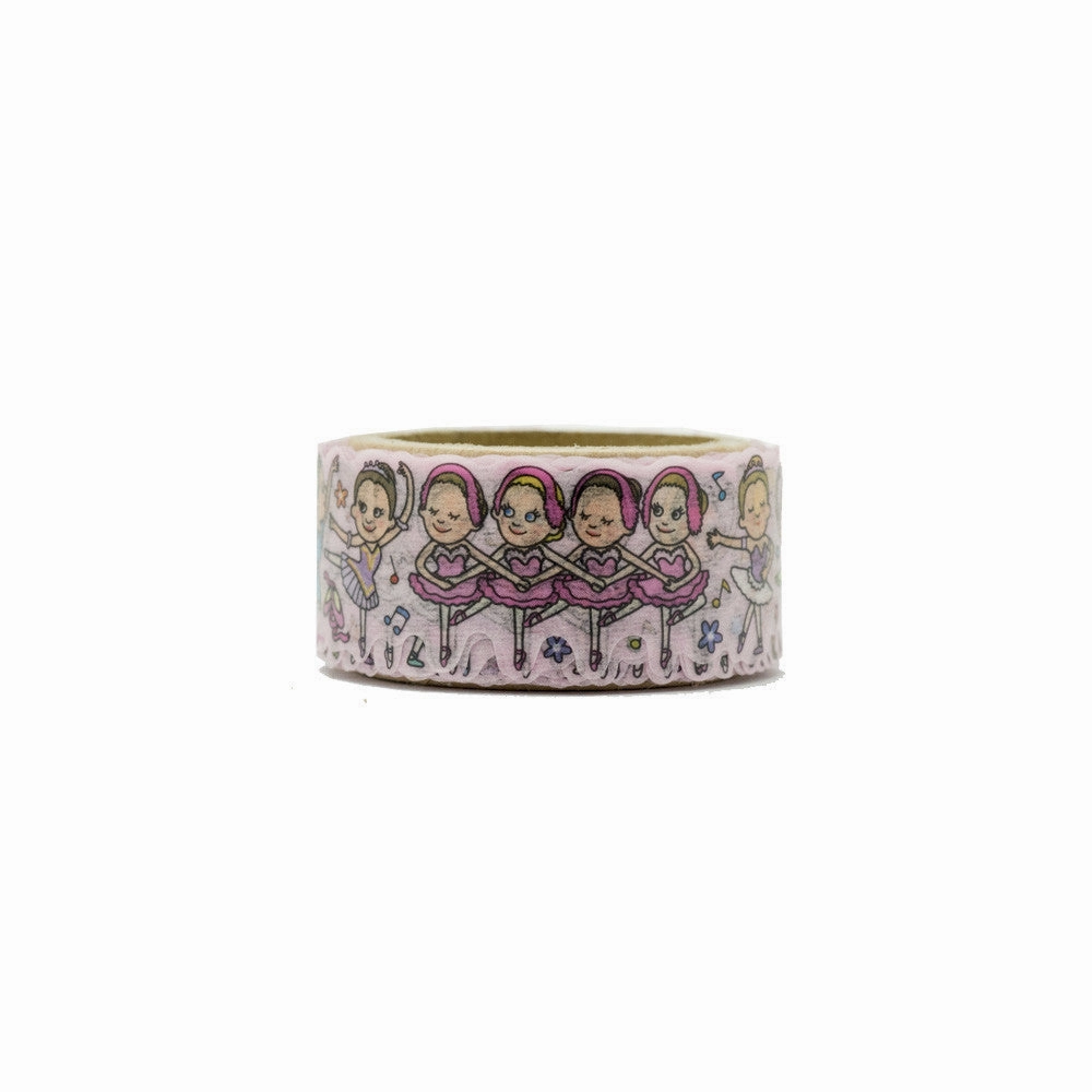 vivid essential Ballerina Washi Tape Tips Round Top