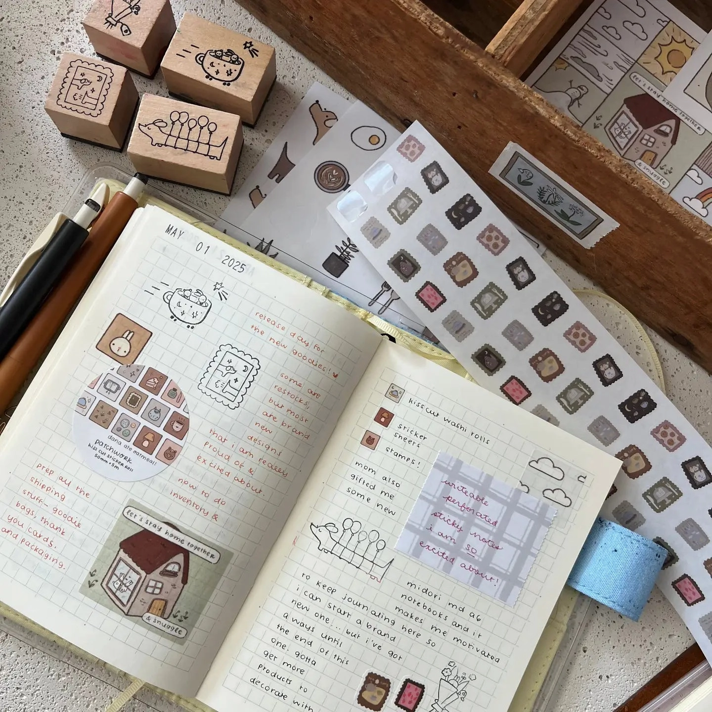 Balloonie Wooden Stamp bestselling