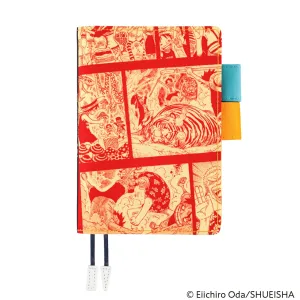 Hobonichi Techo A6 Original Planner Cover - One Piece Magazine: Ace, Sabo, Luffy metallic antislip