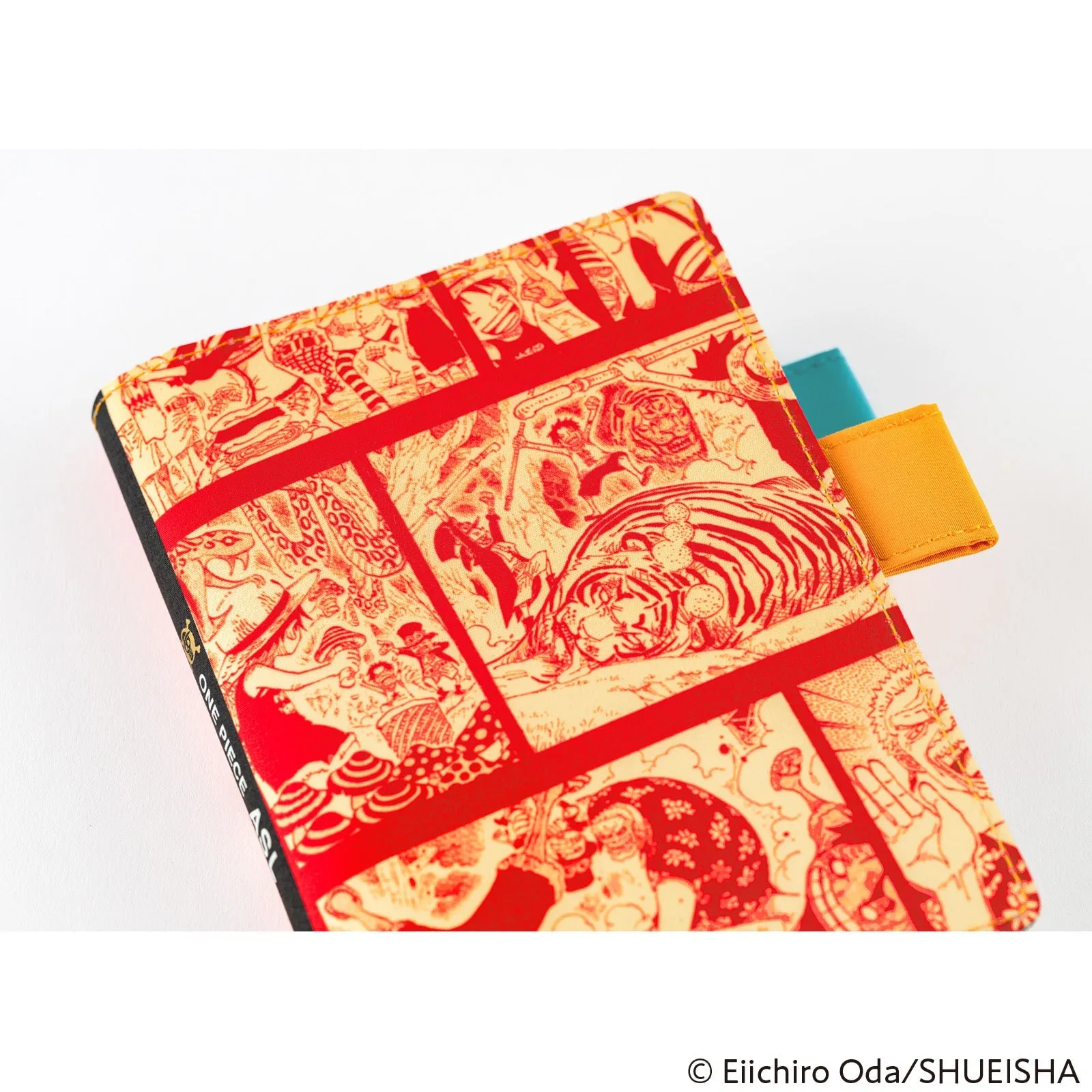 Hobonichi Techo A6 Original Planner Cover - One Piece Magazine: Ace, Sabo, Luffy lasting antislip