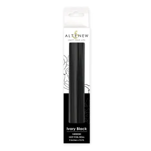 Hot Foil Roll - Ivory Black (Mirror) shiny