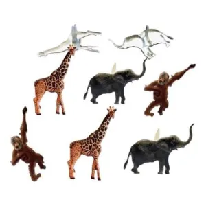Jungle Animal Brads 12  Pieces adjustable bulk