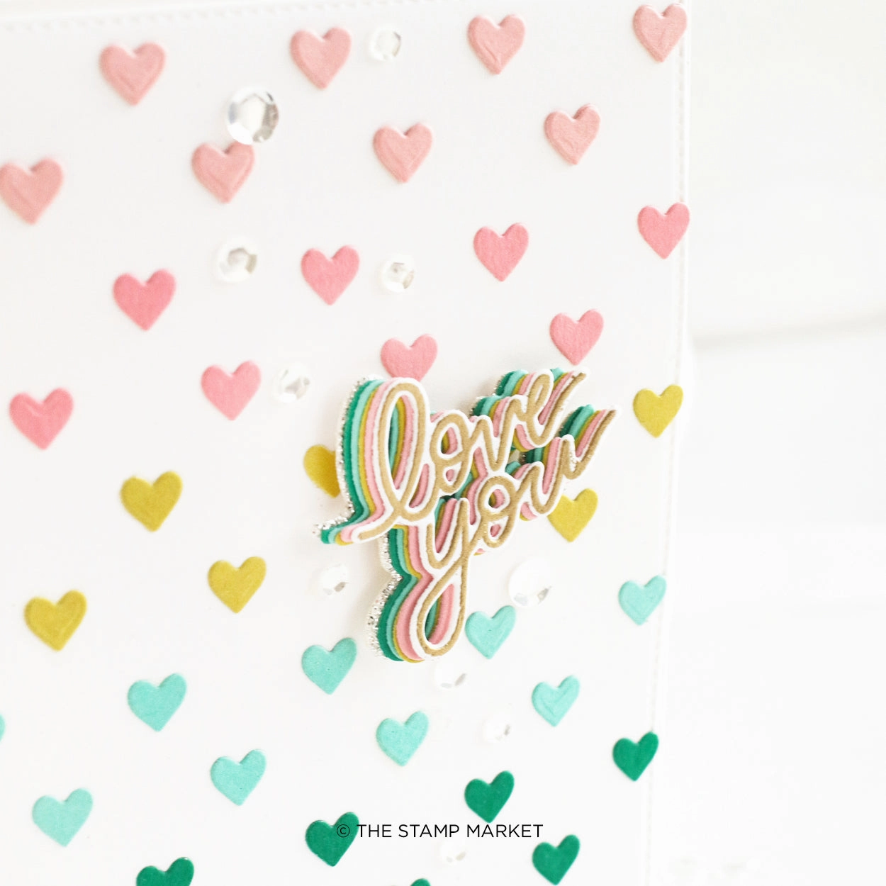 Best Wishes Stamp Set springloaded luxury