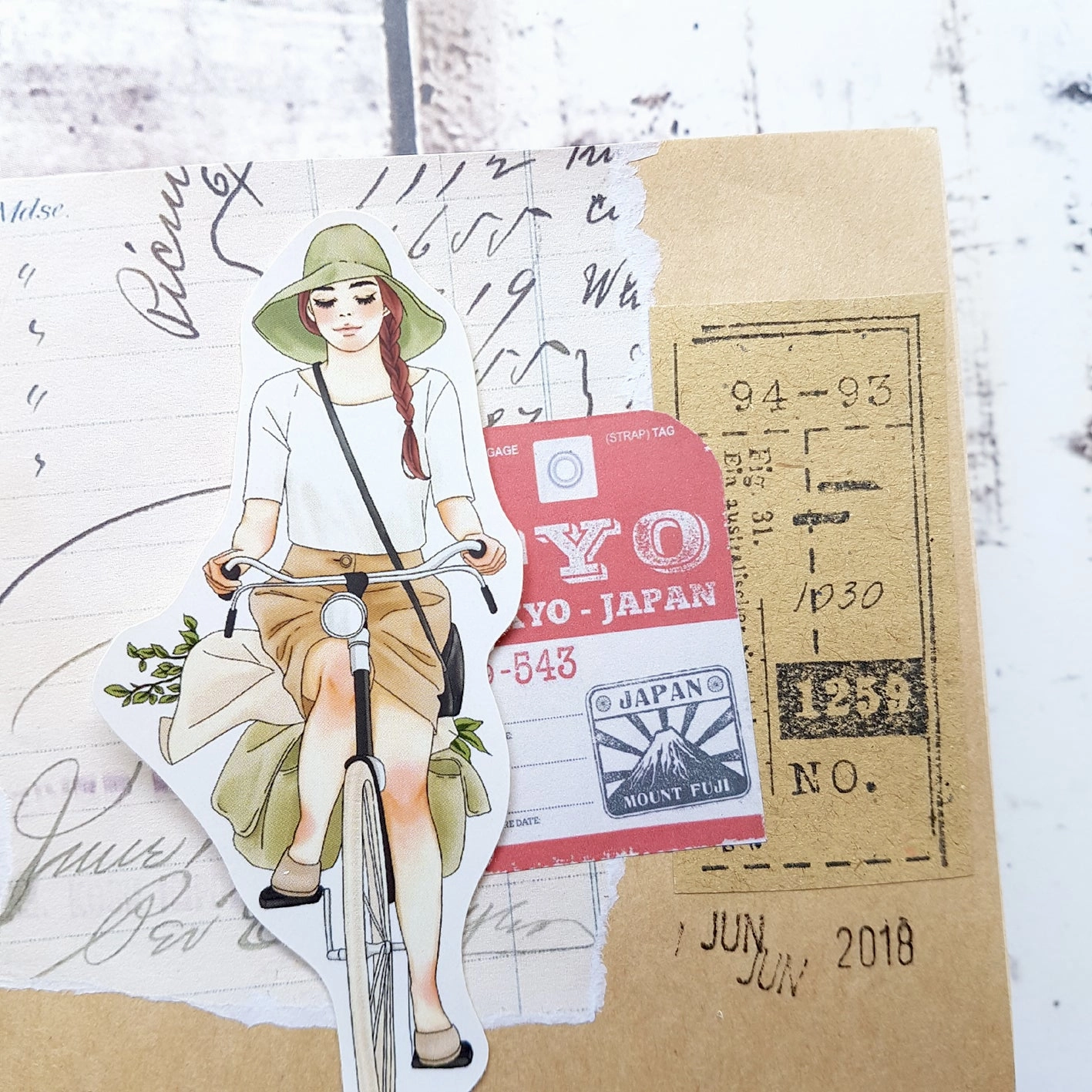 Cafe Analog X Windry R - Wanderlust Girls Stickers In Tin wrapped