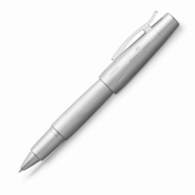 bold Faber-Castell Emotion Pure Silver Rollerball Pen