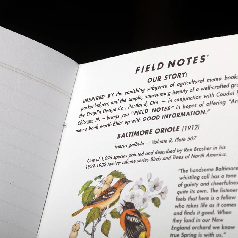 Field Notes Birds & Trees Of North America Memo Notebooks (Set Of 3) collapsible bestselling