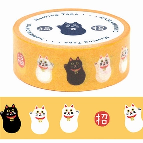 Fortune Cat Washi Tape thin