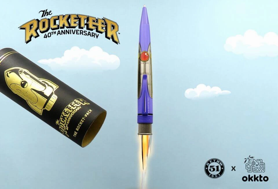 vivid Retro 1951 Tornado Big Shot The Rocketeer - Rocket-Pack Rollerball Pen