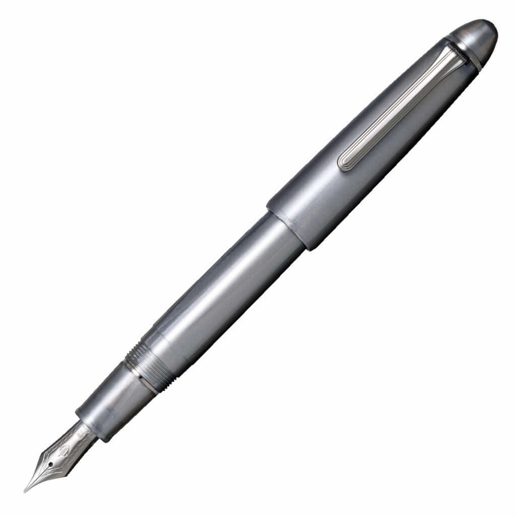 Sailor 1911 Large Ringless Metallic Simply Gray Fountain Pen thin