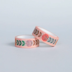 Spring Flowers Pattern Washi Tape ergonomic