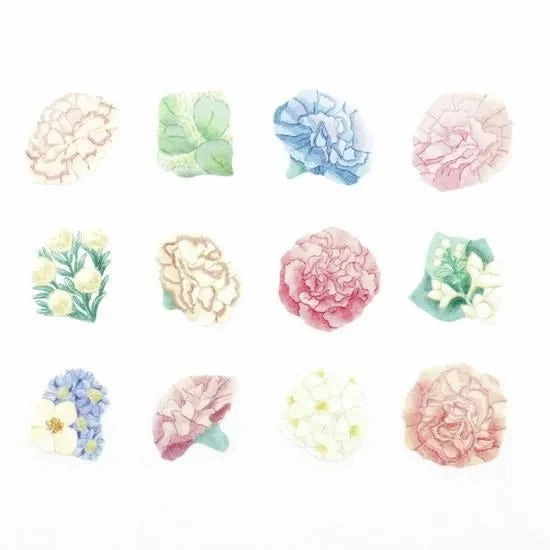 Bande Sticker Roll - Carnation Bouquet Pink shockproof