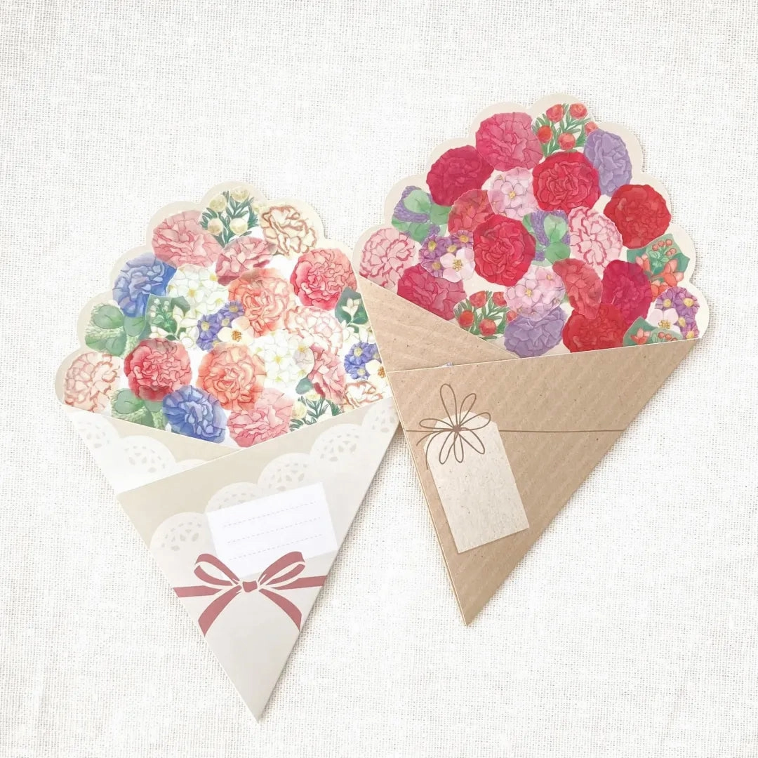 Bande Sticker Roll - Carnation Bouquet Pink springloaded seasonal