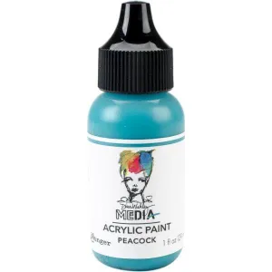 Heavy Body Acrylic Paint - Peacock cotton